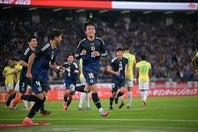 日本がブラジルを相手に初勝利を飾った。写真●金子拓弥（THE DIGEST写真部）