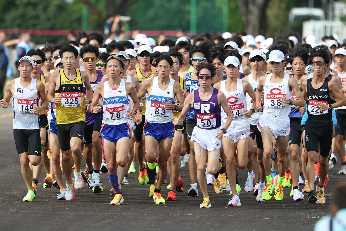今年も激戦必至の箱根駅伝予選会は今週末の10月18日に開催される。写真：滝川敏之
