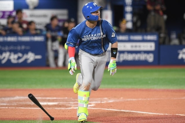 広瀬氏が１番での起用を提案する清宮。写真：鈴木颯太朗
