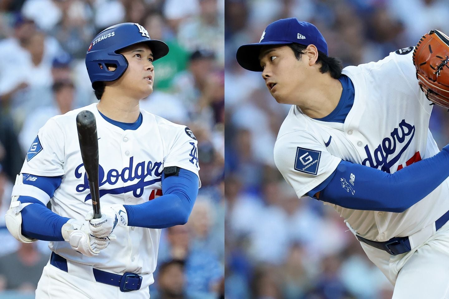 大谷は初回を三者連続三振、先頭打者HRの離れ業をやってのけた。(C) Getty Images