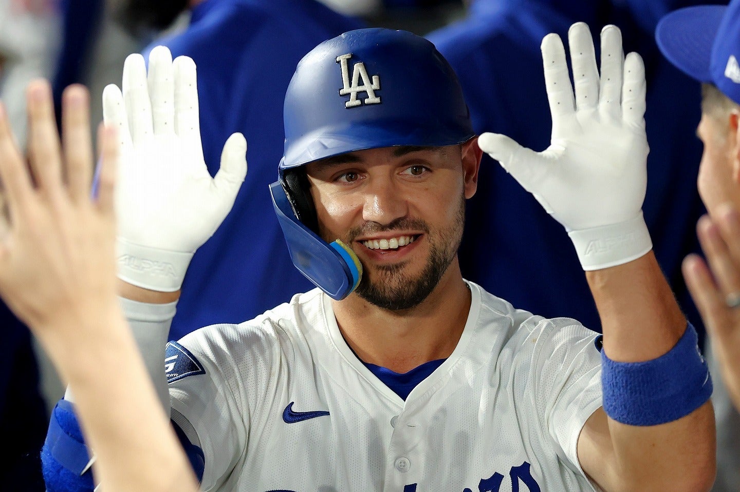 ドジャースのコンフォート。NY紙の取材に応じた。(C)Getty Images