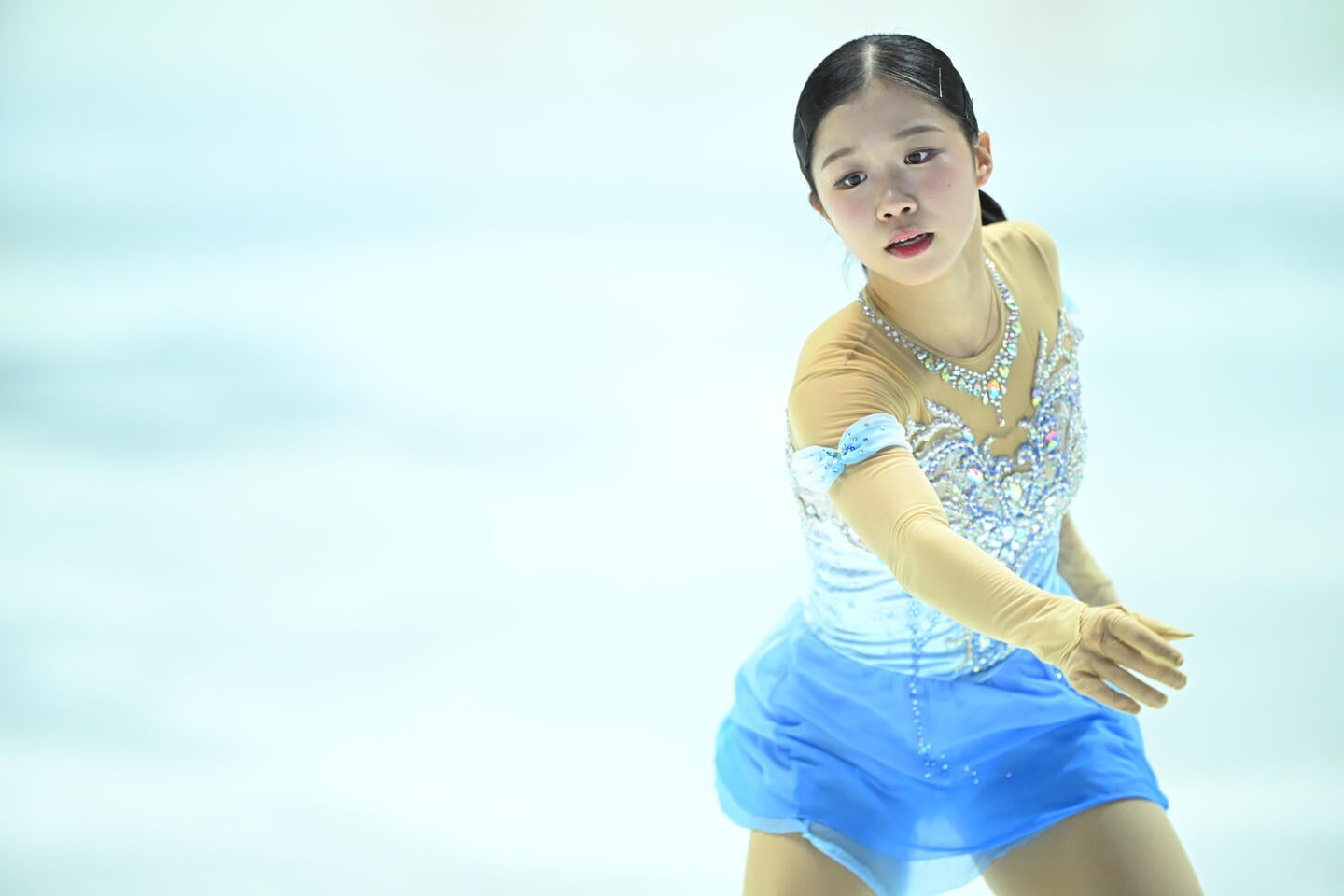 GPデビュー戦で優勝した17歳の中井。写真：金子拓弥（THE DIGEST写真部）