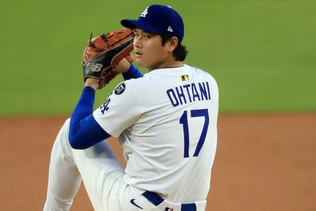 NLCSのMVPに選出された大谷。投打にわたる活躍は他球団の選手からも注目を集めている。(C)Getty Images