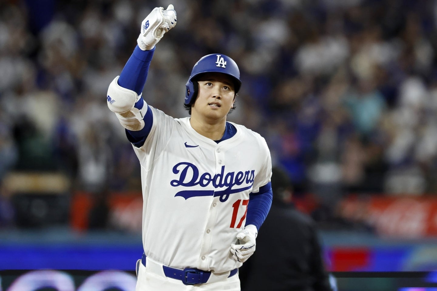 二刀流で“世紀のパフォーマンス”を披露した大谷。またひとつ、新たな伝説を生み出した。(C)Getty Images