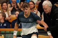 ストックホルム大会の準決勝で左足のアキレス腱を負傷したルネが、断裂を報告。復帰には時間がかかるとし、苦しい思いを明かした。（C）Getty Images