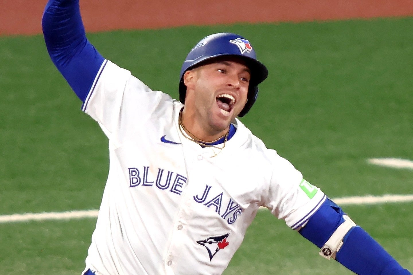 チームを救う逆転３ランHRを放ったスプリンガー。(C)Getty Images