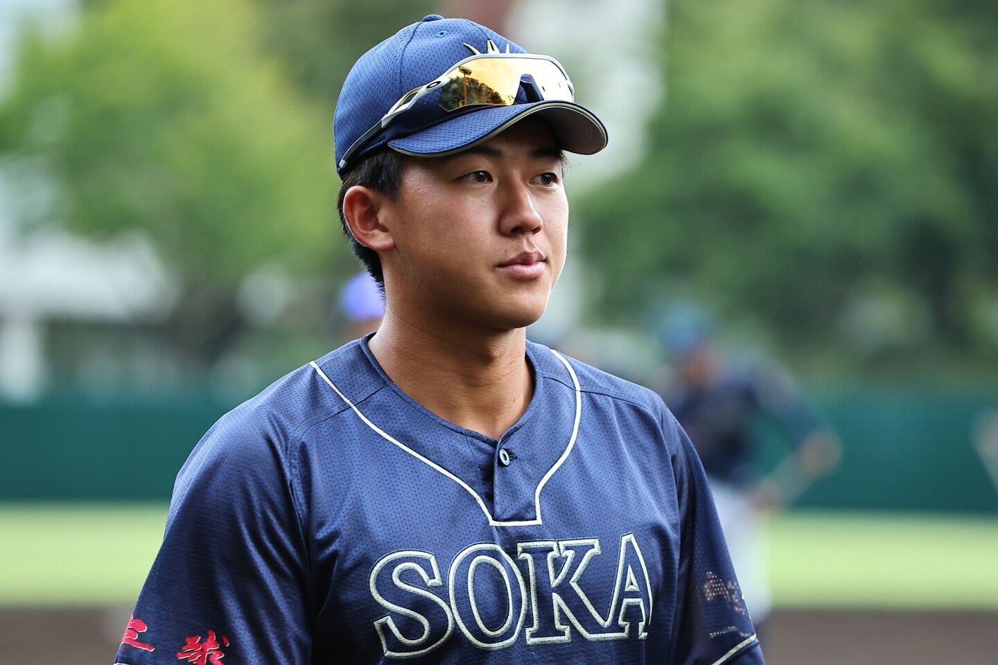 今ドラフト最大の目玉として注目集める立石。目指すべきはメディアでたびたび名前が挙がるあの選手だ。写真：THE DIGEST写真部