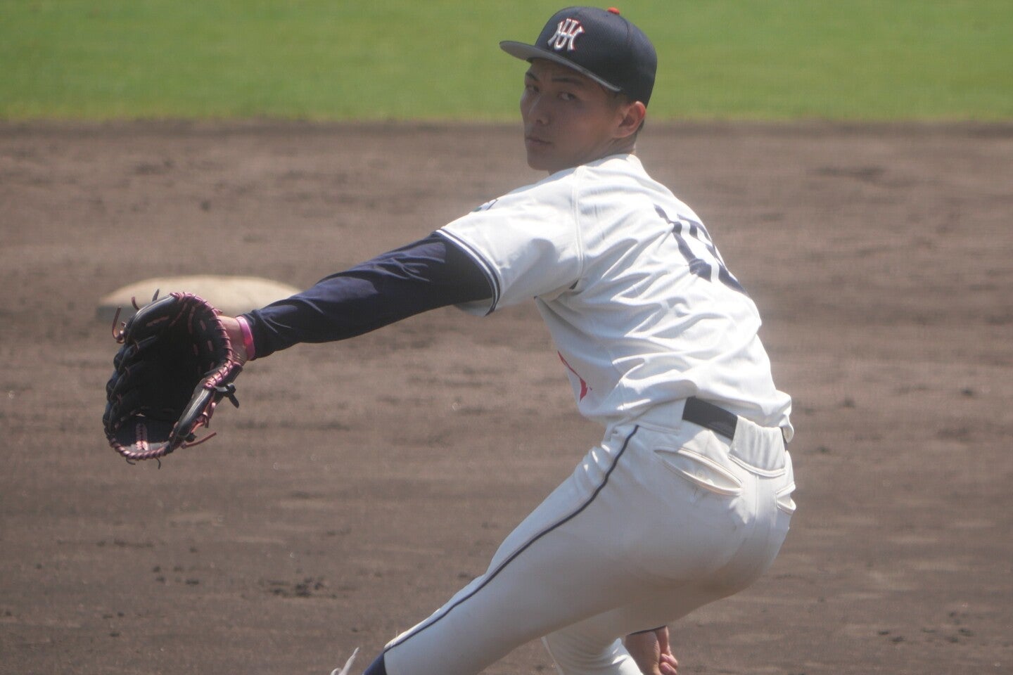 大学になって急成長を遂げた藤原。花園大から初のプロ野球選手となる可能性が高い。写真:西尾典文