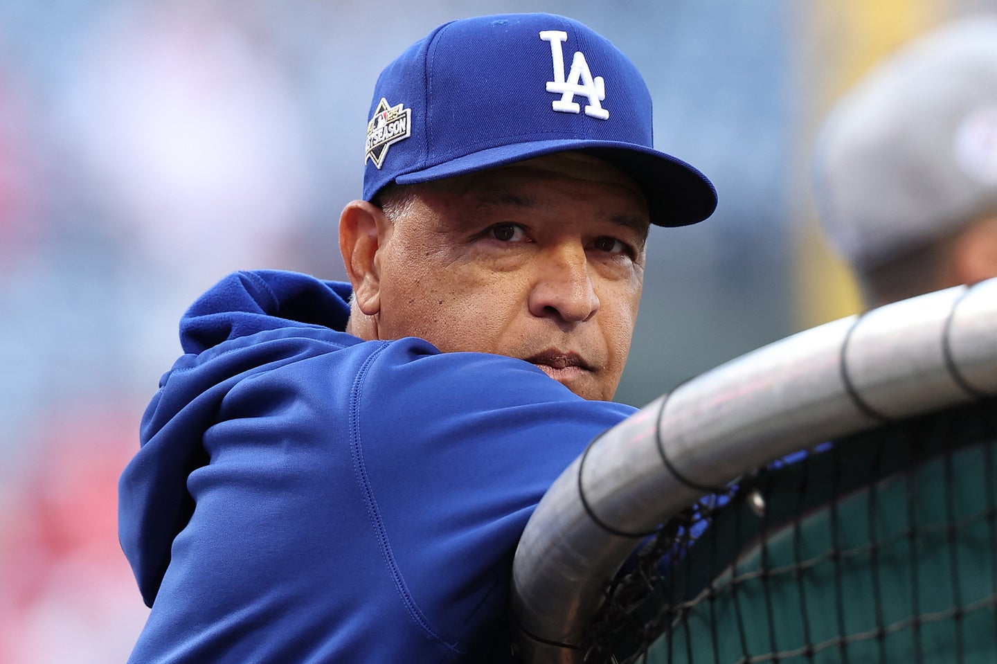 WSに向けて順調な調整ぶりを強調したドジャースのロバーツ監督。(C)Getty Images