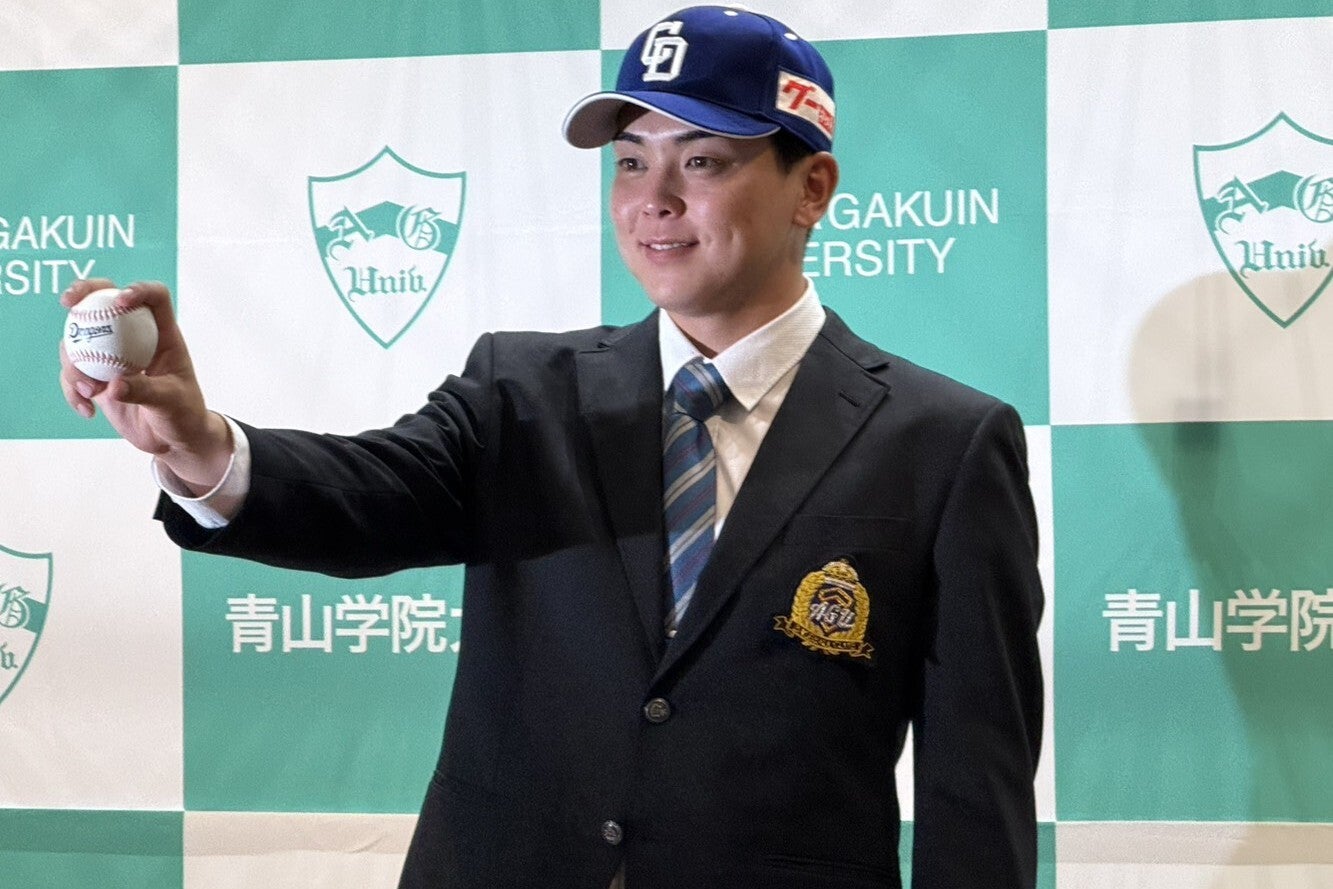 完成度の高さが光る“東都最強エース”中西。1年目から即戦力として活躍が期待される。