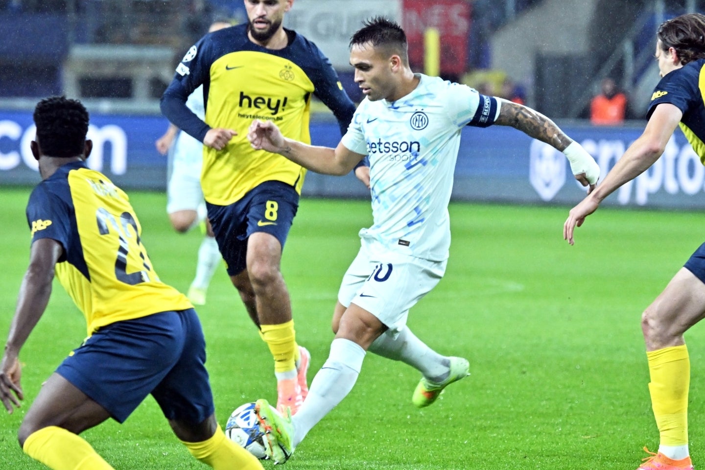 インテルはラウタロらのゴールでユニオンSGに4-0で勝利。3戦3勝、失点0と結果を出している。(C)Getty Images