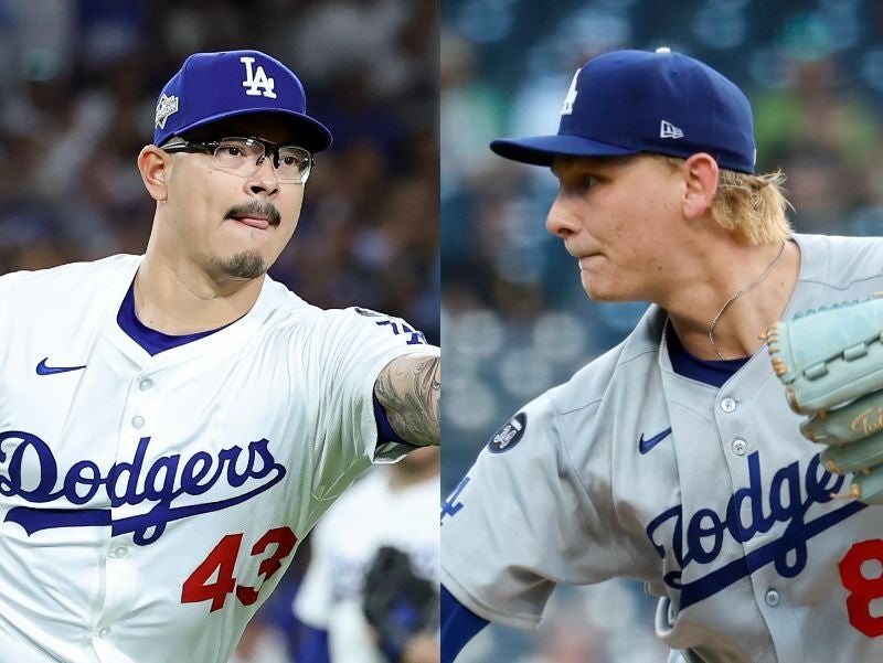 スネル降板後に救援陣が大炎上したバンダ(左)とシーハン(右)。(C) Getty Images