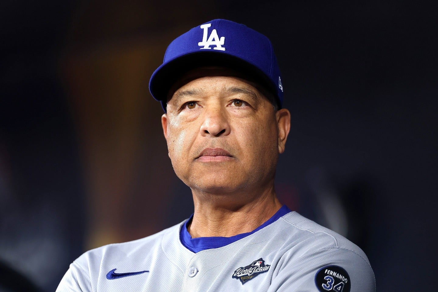 リリーフの起用法に疑問の声が上がったドジャースのロバーツ監督。(C)Getty Images