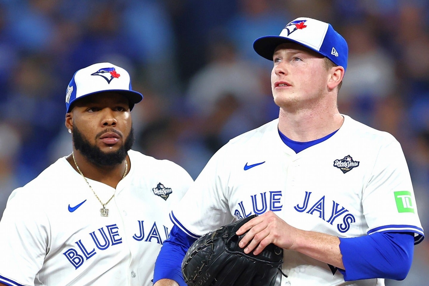 ビハインドを拡大させてしまったバーランド（右）。(C)Getty Images