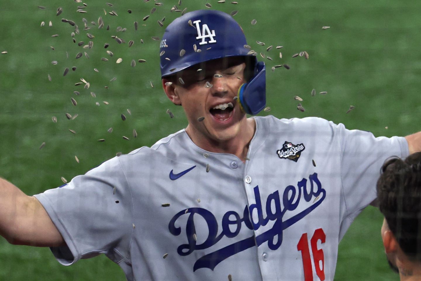 WS第２戦で７回に勝ち越しソロ本塁打を放ったスミス。(C)Getty Images