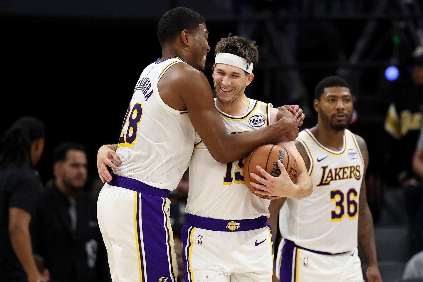 ピアースとKGは、今季のレイカーズの面々では優勝の可能性はないと断言した。(C)Getty Images