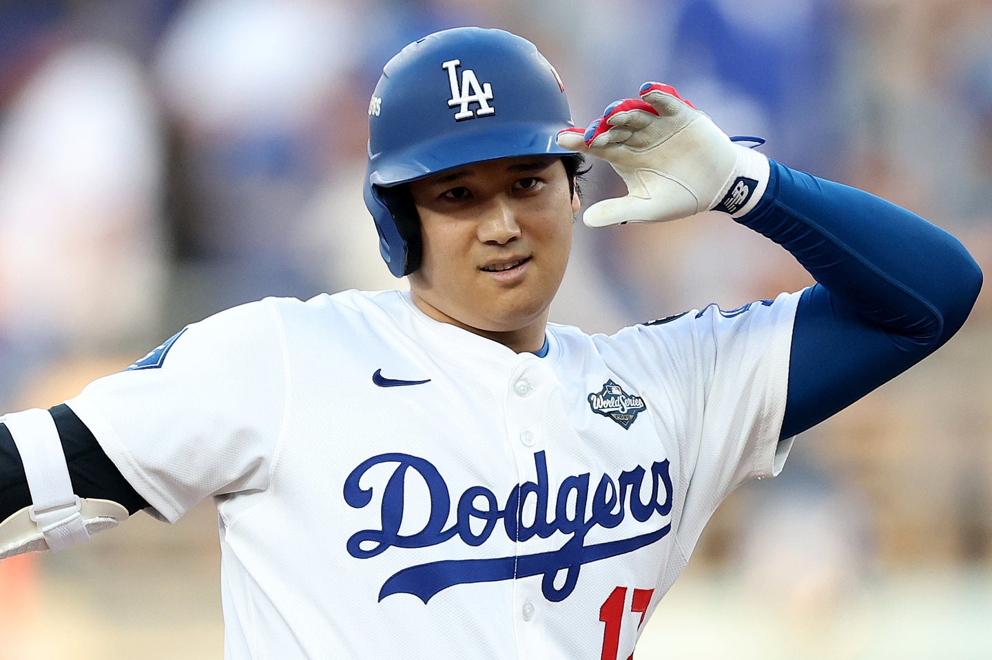 3回の第2打席にソロアーチを放った大谷。(C)Getty Images