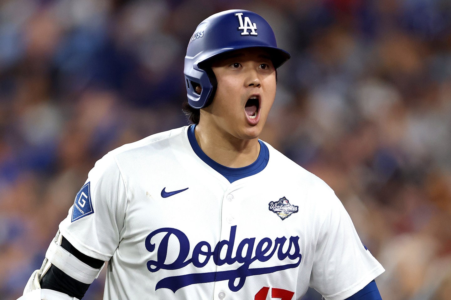 7回に同点アーチを放った大谷。(C)Getty Images