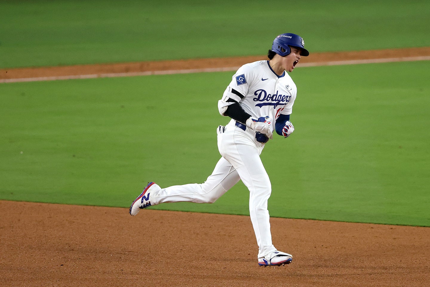 大谷は４打数４安打。すべて長打の大活躍だ。(C)Getty Images