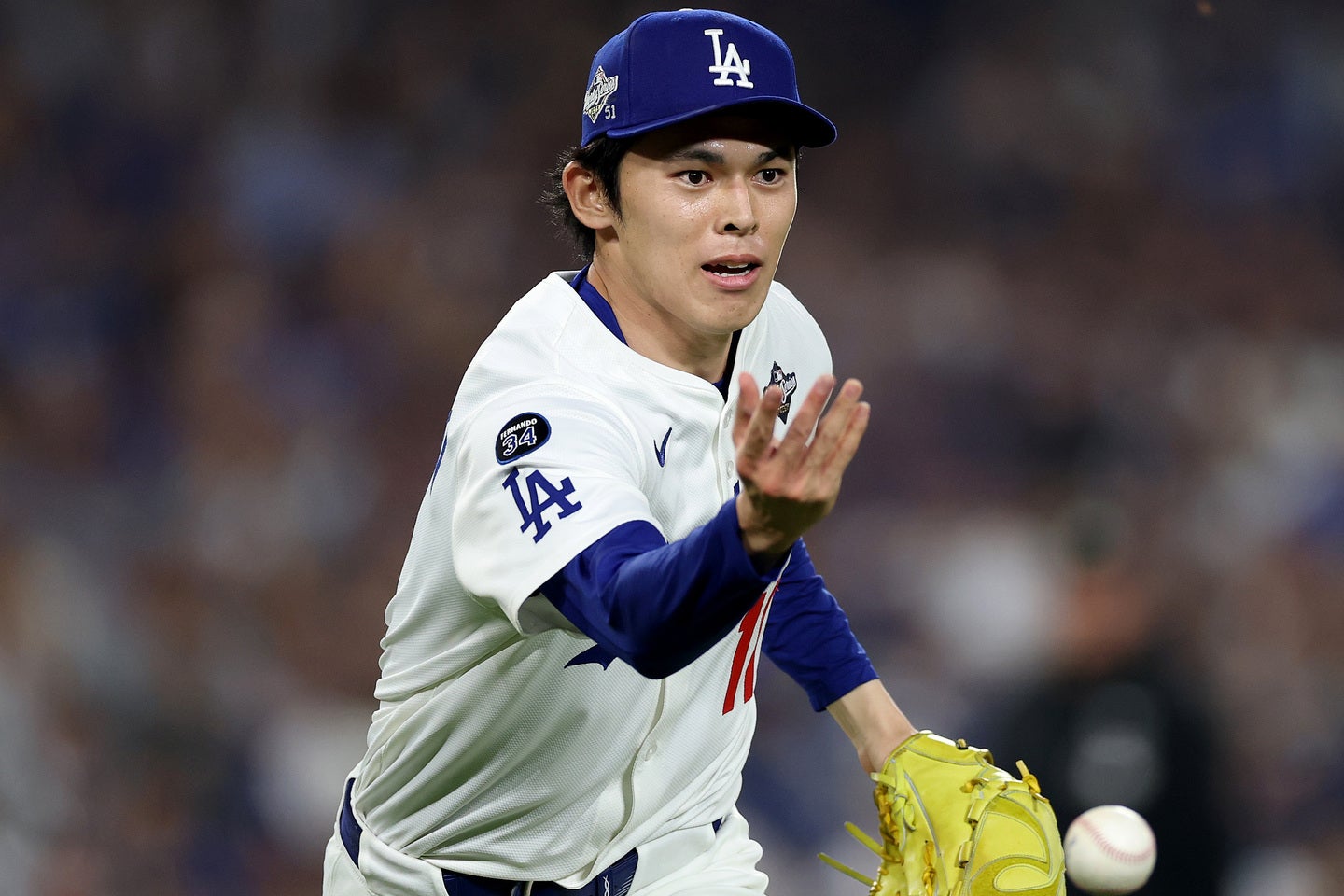 好投を披露した佐々木。(C)Getty Images