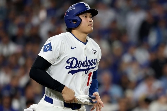 前々戦から続く連続出塁を11まで伸ばした大谷。(C)Getty Images