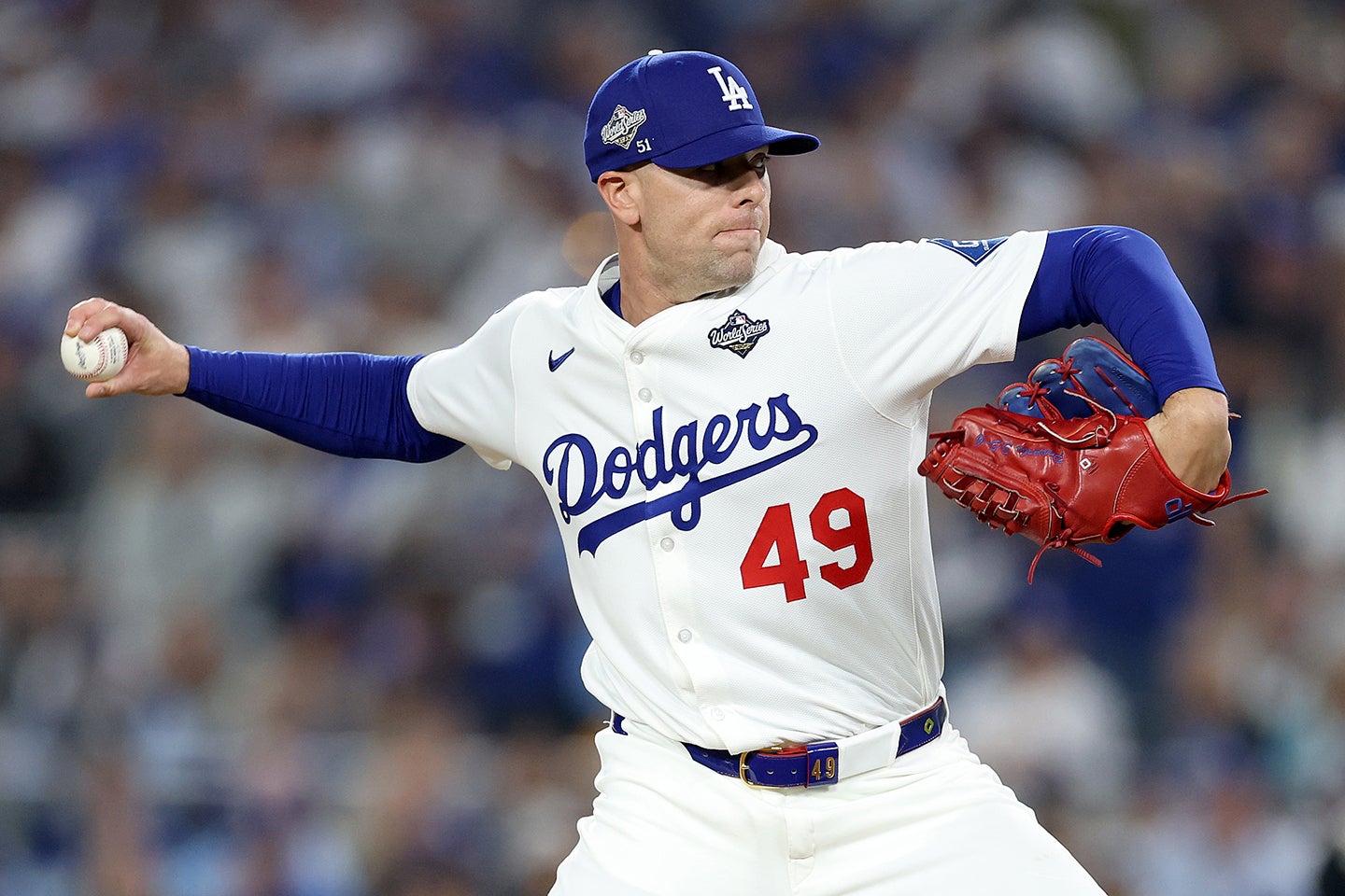 WS第4戦で大谷を援護できなかったトライネン。(C)Getty Images