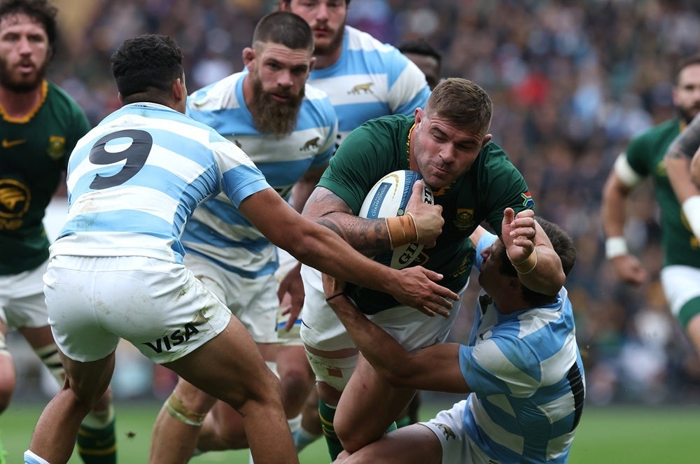 田中さんが南アフリカで警戒すべき選手として真っ先にあげたフッカーのマルコム・マークス（C）Getty Images