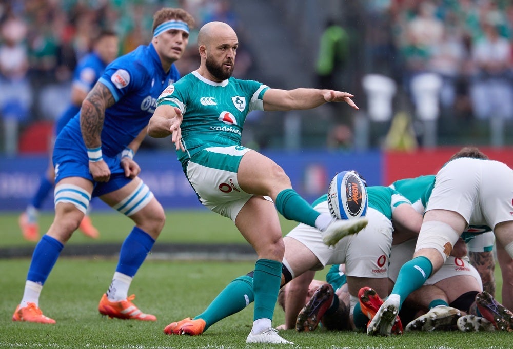 アイルランドで注目すべきは、スクラムハーフのジェイミソン・ギブソン＝パークだ。（C）Getty Images