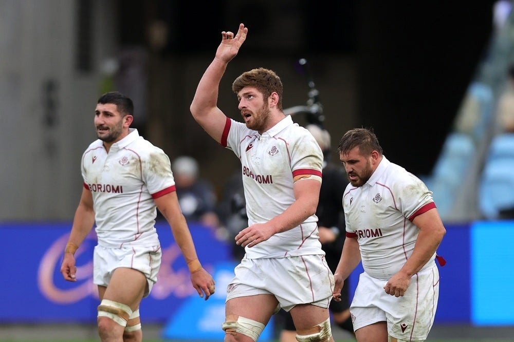 今回の欧州遠征の最後に戦う世界ランク11位のジョージア。（C）Getty Images