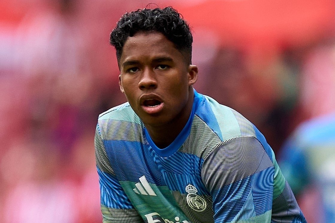 出場機会が与えられないマドリーのエンドリッキは今冬の移籍が濃厚だ。(C)Getty Images