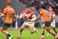 オーストラリア代表戦では迫力のあるプレーが光ったベン・ガンター。(C) Getty Images