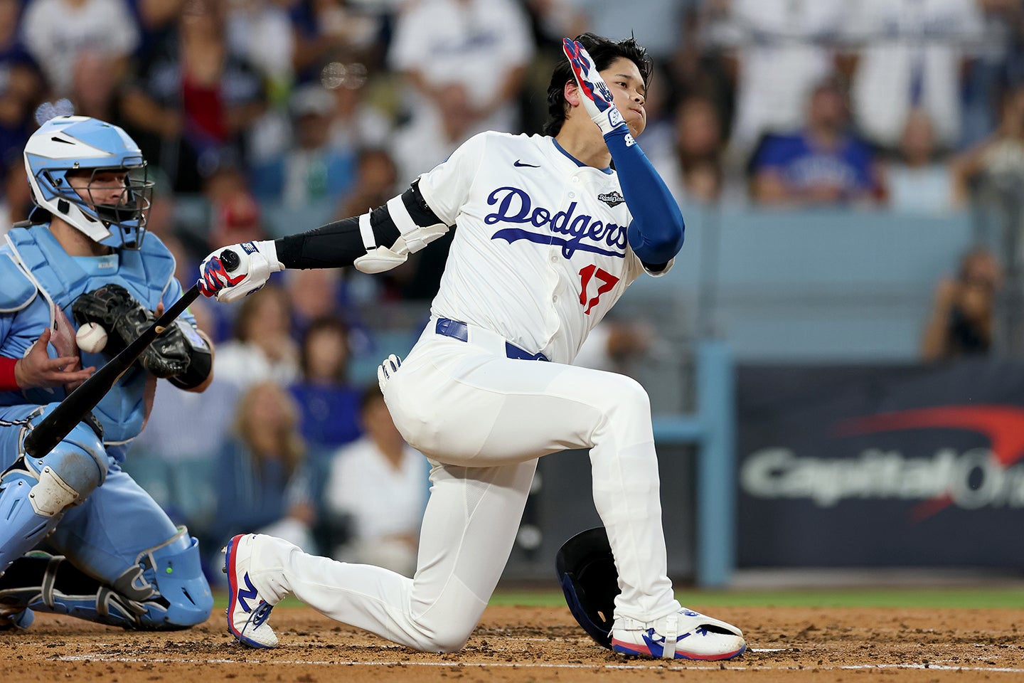 イェサベージ投手を攻略できない大谷。(C)Getty Images