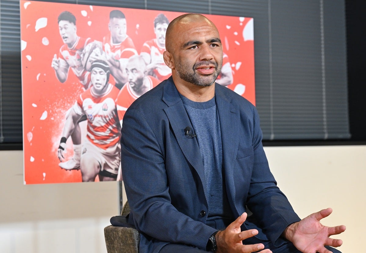 欧州遠征4連戦を「勝ちに行く」ことが一番の目的だと力強く語ったリーチマイケル。