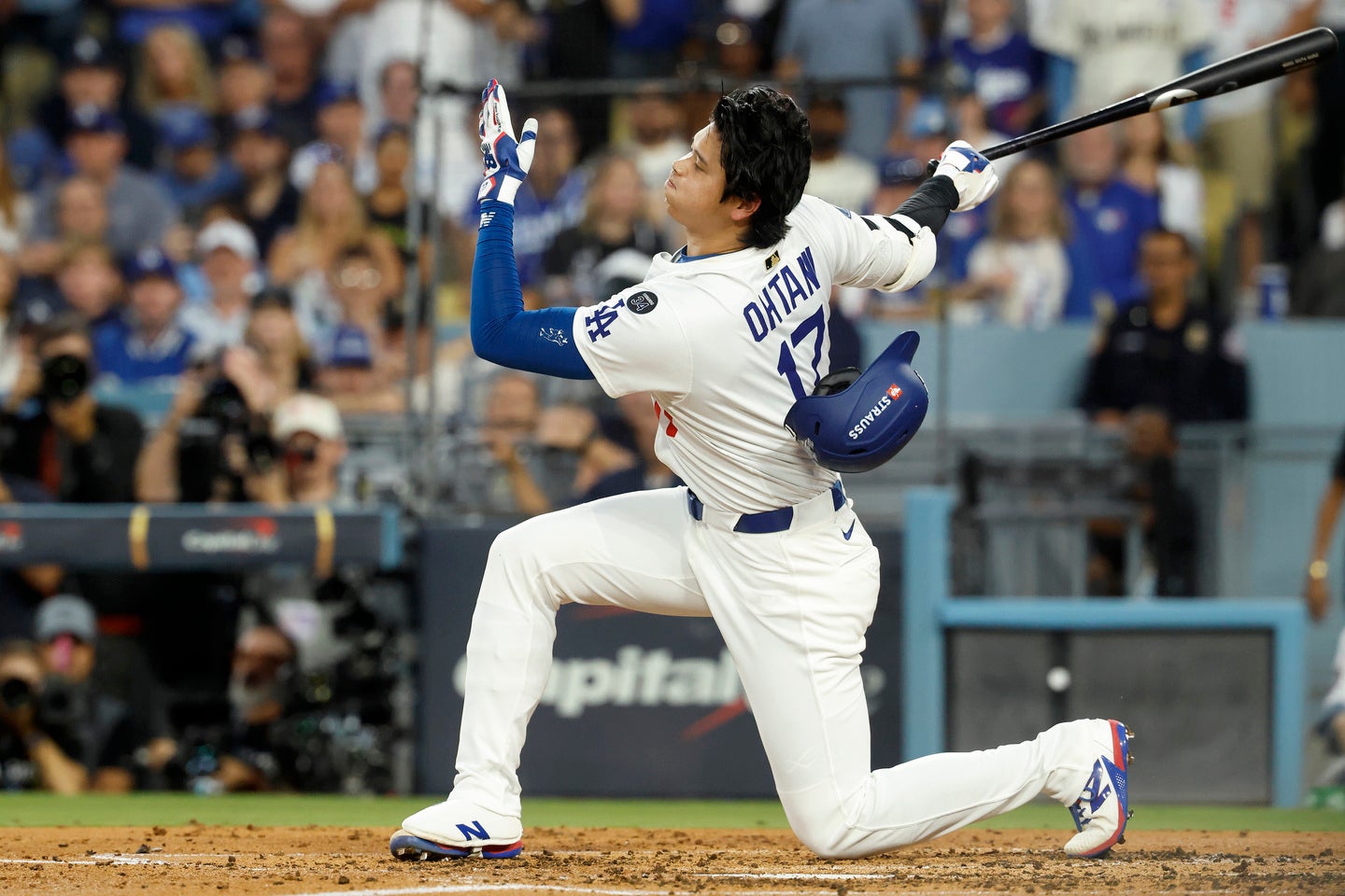 ドジャースは完敗。大谷は4打数無安打で2試合連続ノーヒットに終わった。(C)Getty Images