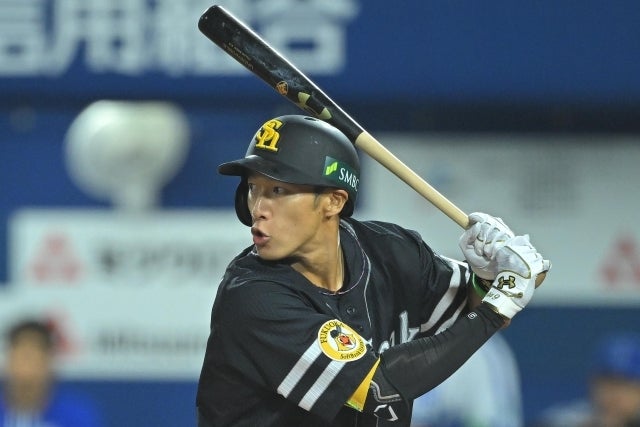 ８回に値千金の同点弾を放った柳田。(C)THE DIGEST