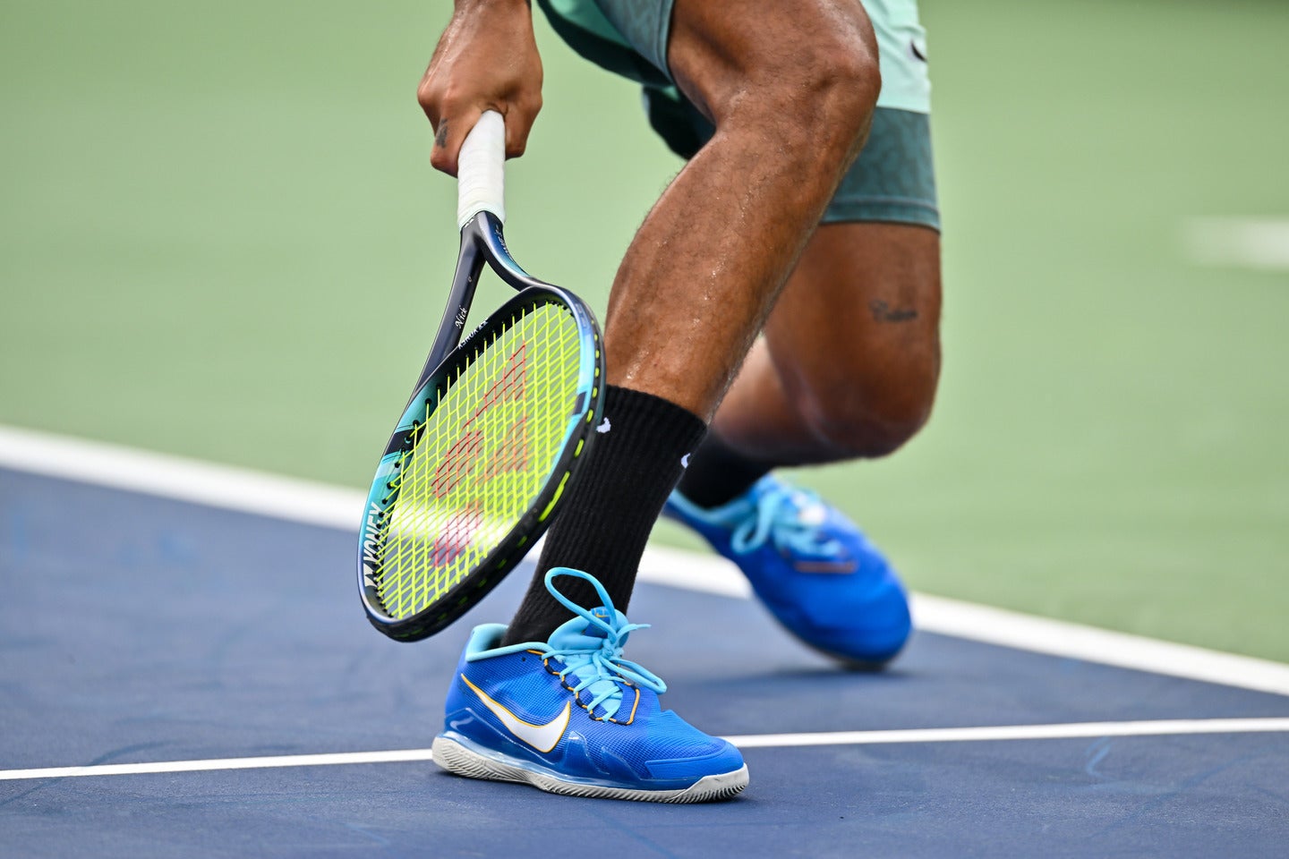 プロがコートに立つ時は万全の準備をするもの。特に足はフットワークの要となるので、ほとんどのプロが自分専用のインナーソールを使う。(C)Getty Images