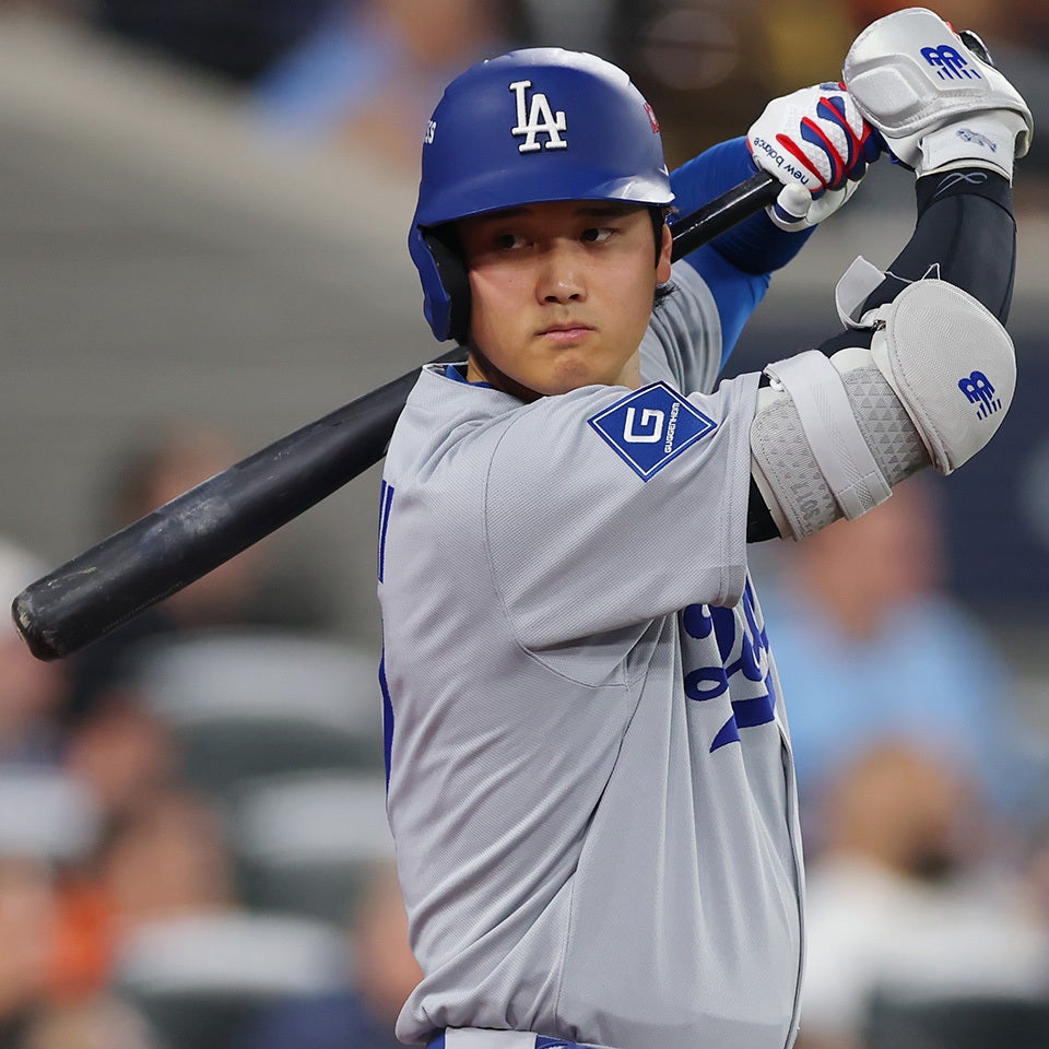 WS第７戦の第５打席に立った大谷。(C) Getty Images