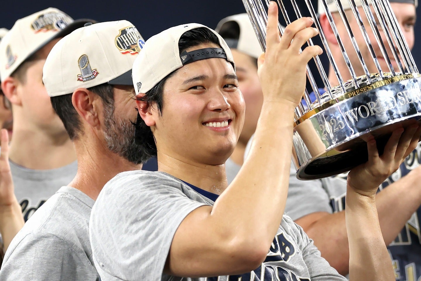 ２年連続WS制覇を成し遂げた大谷。シーズンMVPの可能性も高い。(C) Getty Images