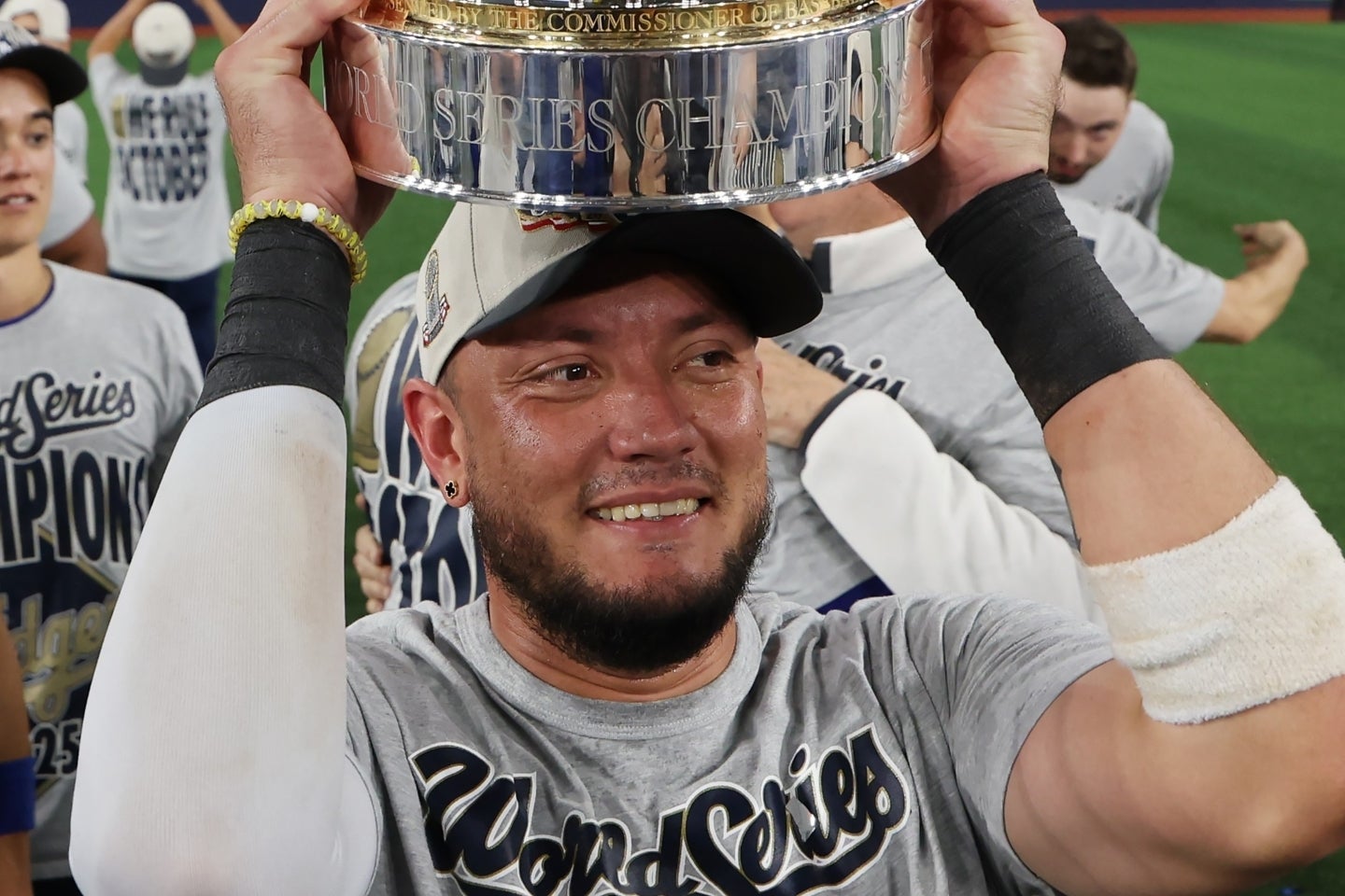 ドジャースとの再契約を望んだロハス。ワールドシリーズ第７戦では、９回に同点本塁打を放った。(C)Getty Images