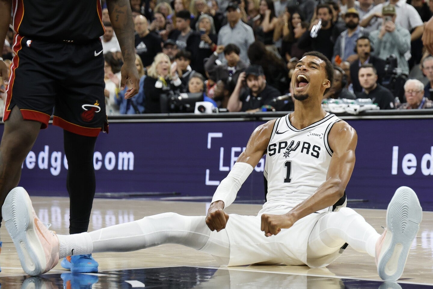 ３年目にしてMVP候補に躍り出たウェンバンヤマ。まだ21歳とその才能は天井知らずだ。(C)Getty Images