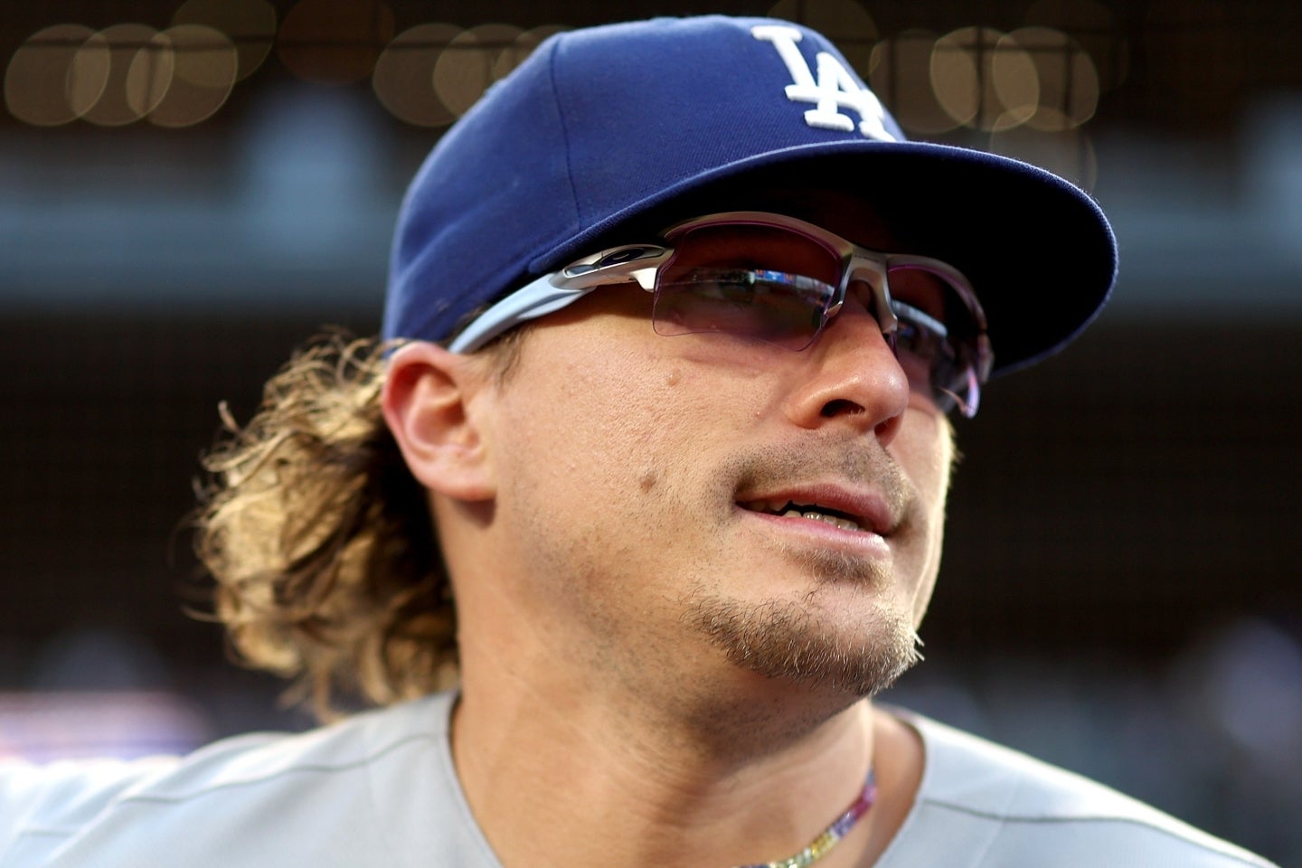 優勝パレードやセレモニーを撮影していたK・ヘルナンデス。(C)Getty Images