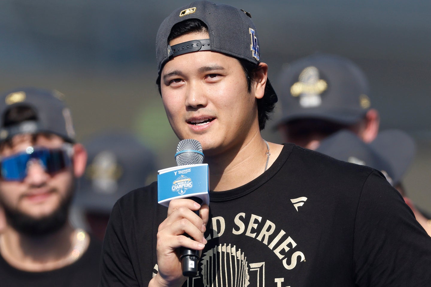 大谷のSNS投稿が話題となっている。（C）Getty Images