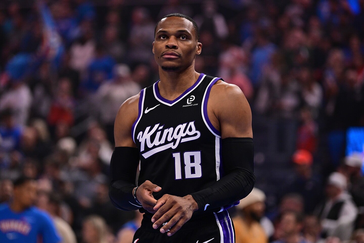 今季キングスに加入したウエストブルックが、昨季までプレーしたナゲッツについて言及した。(C)Getty Images