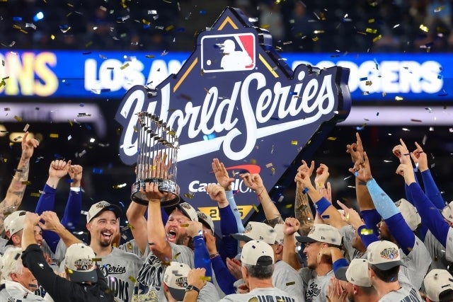 一流選手を揃えたドジャースが２連覇を成し遂げた。(C)Getty Images