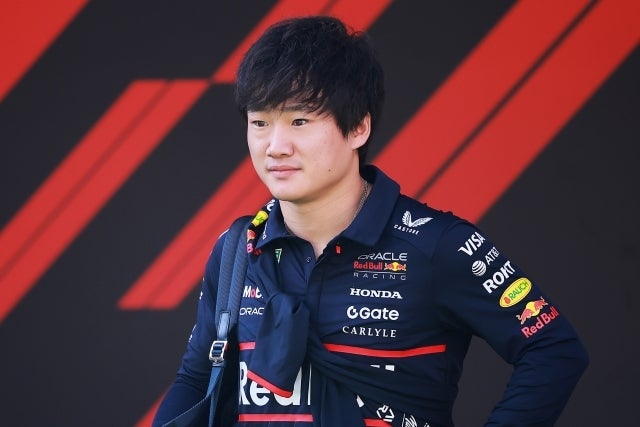 今季途中からレッドブルに所属している角田。(C)Getty Images