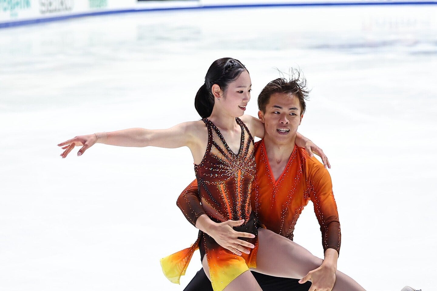 自己ベストを更新したゆなすみ。写真：梅月智史（THE DIGEST写真部）