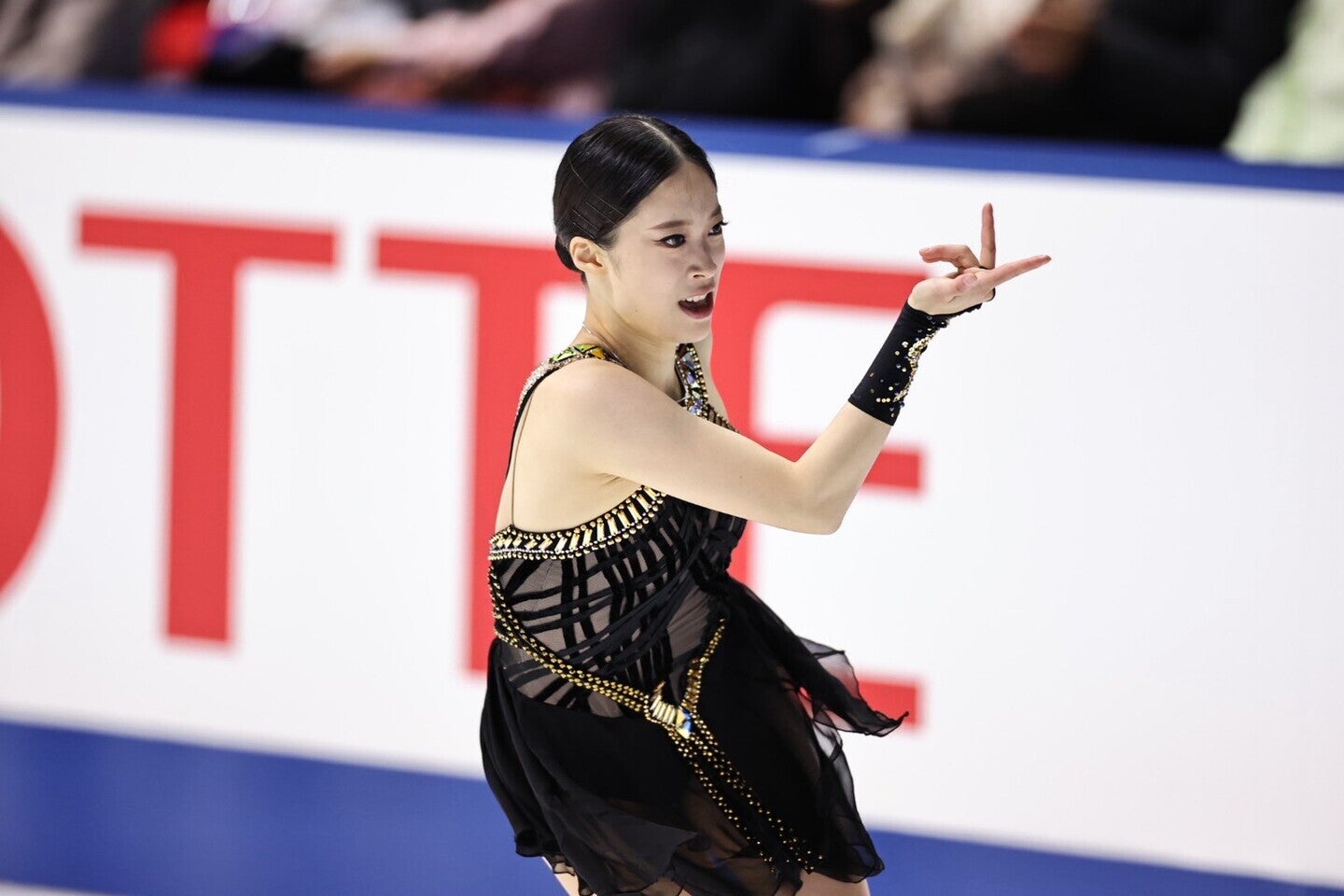 SP３位になった韓国のユ・ヨン。ドタバタ劇の記者会見を振り返った。写真：梅月智史（THE DIGEST写真部）