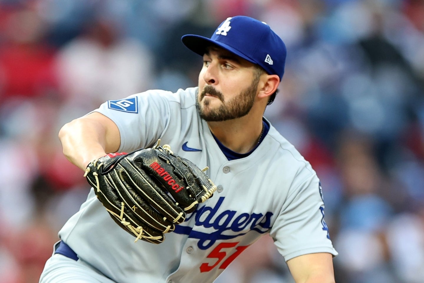 娘の死去を公表したベシア。(C)Getty Images