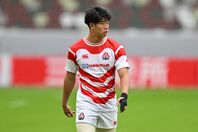 早大の矢崎が南アフリカ戦で意地の１トライを奪取した。(C) Getty Images