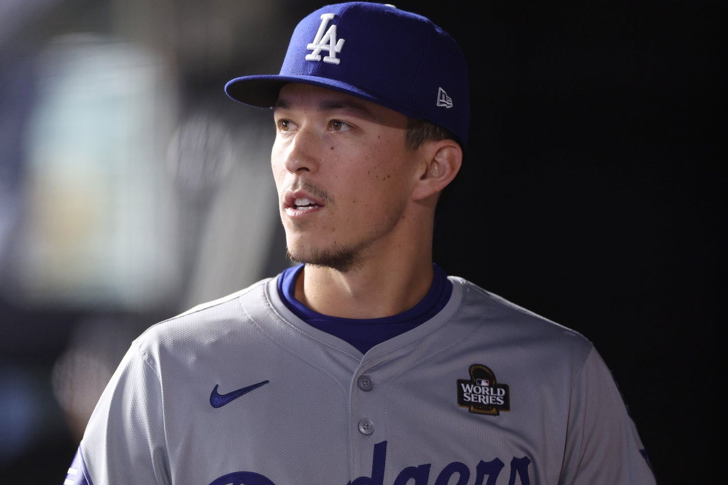 １歳の長男イーライ君との微笑ましい写真が話題のエドマン。(C)Getty Images